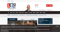 Desktop Screenshot of lbc.co.uk